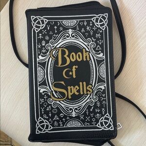 Spirit Black and Gold Crossbody Bag